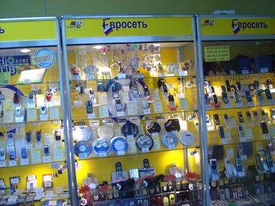 Лот: 3414299. Фото: 1. Витрины с Евросети. Торговое