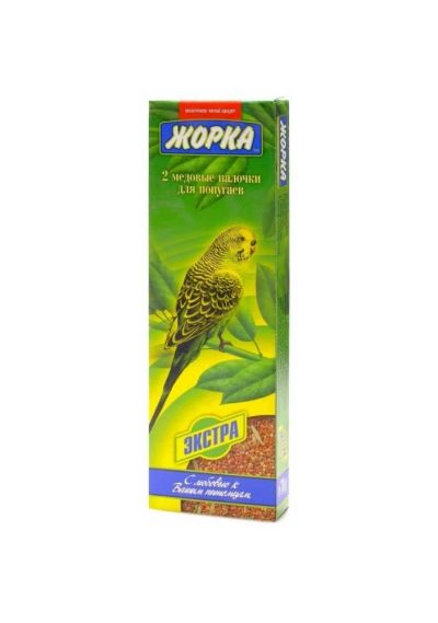 Лот: 6430317. Фото: 1. Лакомство ЖОРКА для волнистых... Корма