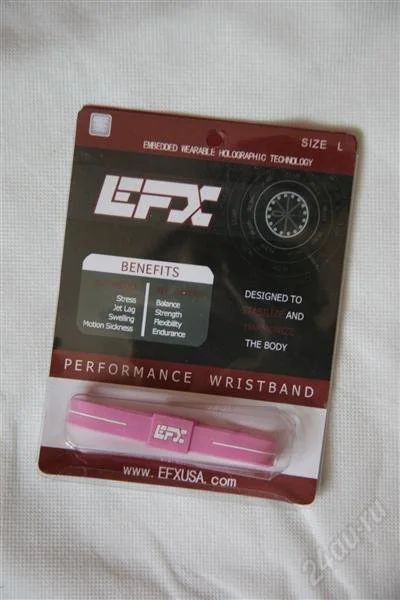 Лот: 2184129. Фото: 1. Браслет EFX Wristband.Розовый... Другое (спортивные товары)