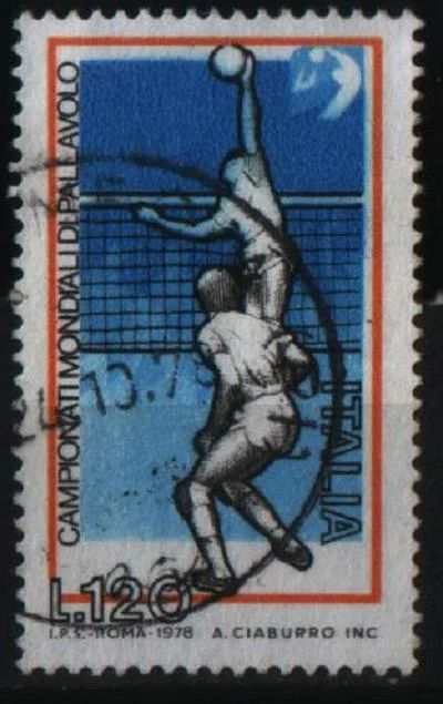 Лот: 8943758. Фото: 1. Италия 1978г - волейбол. Марки
