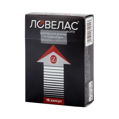 Лот: 23989958. Фото: 1. Ловелас форте капс. 650мг №16. Народная медицина, БАДы