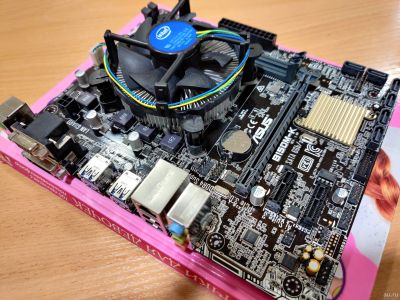 Лот: 18278494. Фото: 1. intel i5 6600 на плате Asus b150m-k. Процессоры