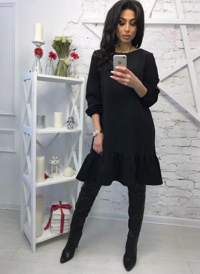 Лот: 10411646. Фото: 1. платье стильное черное новое. Платья