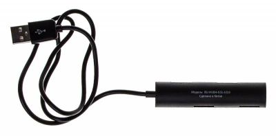 Лот: 25010495. Фото: 1. USB_Хаб 4xUSB_2.0 Buro BU-HUB4-0... USB хабы