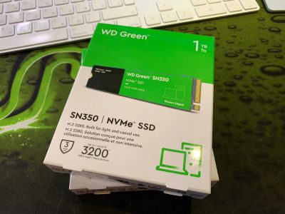 Лот: 19457482. Фото: 1. 1TB NVMe SSD M.2 WD SN350 3200Mb... SSD-накопители