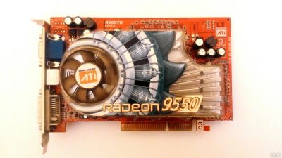 Лот: 14922615. Фото: 1. Radeon 9550. Видеокарты