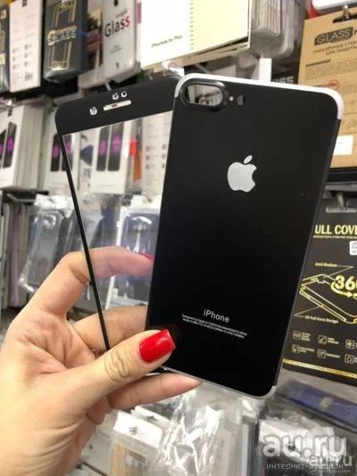 Лот: 12968408. Фото: 1. Защитное стекло iPhone 6 Plus... Защитные стёкла, защитные плёнки