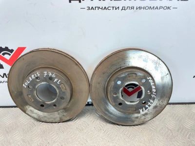 Лот: 25740410. Фото: 1. диски тормозные Hyundai Solaris... Тормозная система