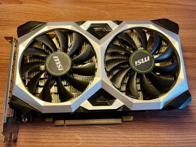 Лот: 25580120. Фото: 1. Видеокарта MSI GeForce GTX 1660... Видеокарты