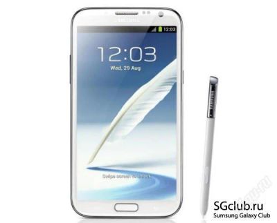 Лот: 2412698. Фото: 1. Samsung Galaxy Note II 16Gb белый... Смартфоны