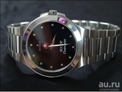 Лот: 13706766. Фото: 1. Часы Movado с бриллиантами Poker... Оригинальные наручные часы