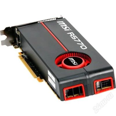 Лот: 1634475. Фото: 1. MSI hd5770 1gb gddr5 только обмен... Видеокарты
