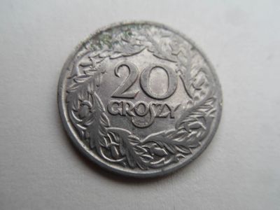 Лот: 10596320. Фото: 1. Польша 20 грошей 1923. Европа