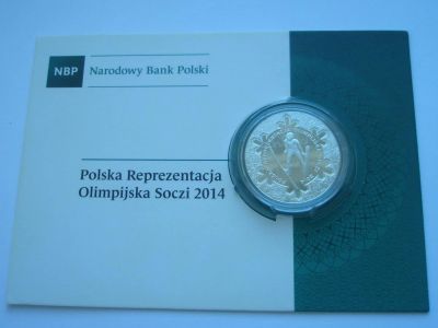 Лот: 4738234. Фото: 1. Польша. 10 злотых 2014. Олимпийские... Европа