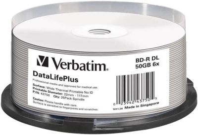 Лот: 21437075. Фото: 1. Болванка Blu-Ray Verbatim DataLifePlus... Игры для консолей