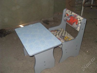 Лот: 274502. Фото: 1. Детский стол+стул с ящиком. Другое (дети растут)