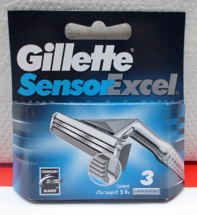 Лот: 10028990. Фото: 1. Gillette Sensor Excel сменные... Бритвенные станки и лезвия