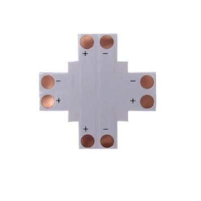 Лот: 5209866. Фото: 1. Соединитель крестовой 2pin 10... Светодиоды