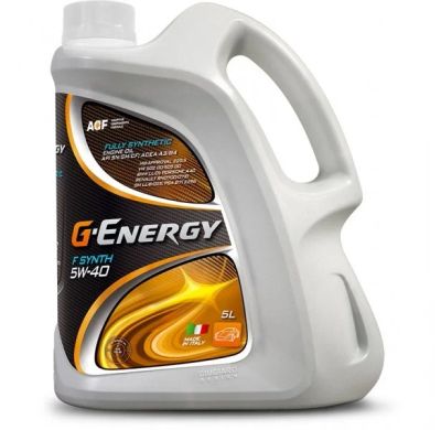 Лот: 21039198. Фото: 1. G-Energy F Synth 5W40 SN/CF (5л... Масла, жидкости