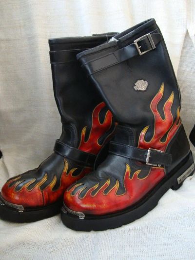 Лот: 9745891. Фото: 1. Байкерские сапоги Harley Davidson... Аксессуары