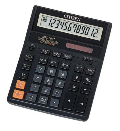 Лот: 4804726. Фото: 1. Калькулятор Citizen SDC-888TII... Калькуляторы