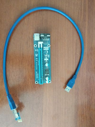 Лот: 16650895. Фото: 1. Riser/ Райзер (удлинитель) PCI-E... Шлейфы, кабели, переходники