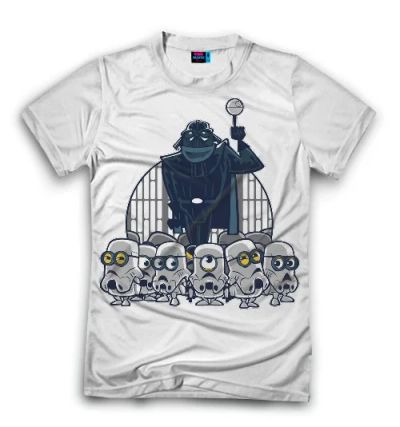 Лот: 6866190. Фото: 1. футболка Star Wars миньены. Футболки, поло