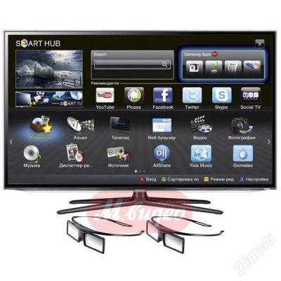 Лот: 2563517. Фото: 1. 3d led-телевизор samsung ue46... Телевизоры
