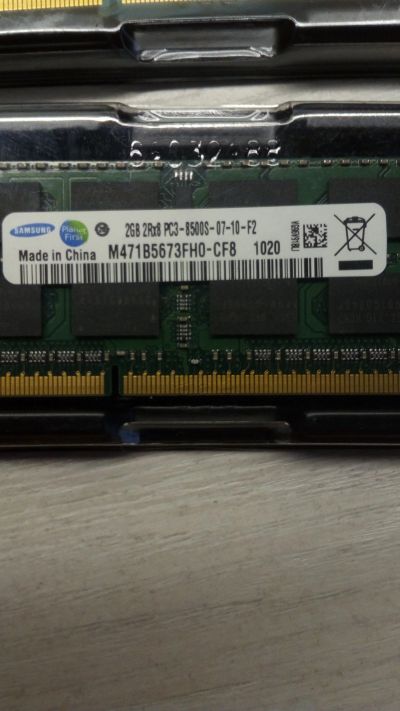 Лот: 15853422. Фото: 1. ddr3 2GB 2Rx8 PC3. Оперативная память