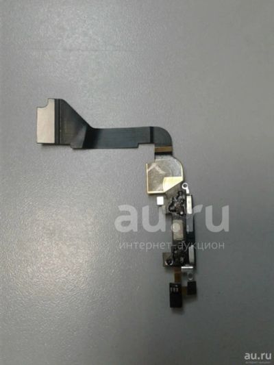 Лот: 18566563. Фото: 1. Шлейф iPhone 4s на системный разъем... Динамики, микрофоны