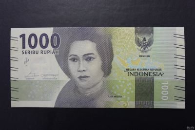 Лот: 13010606. Фото: 1. (60) Индонезия 1000 рупий 2016... Азия