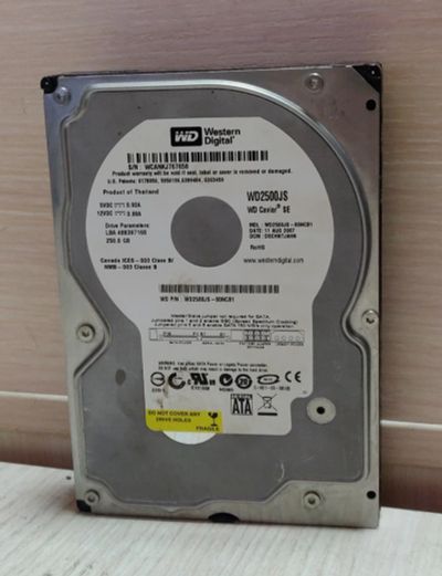 Лот: 18894111. Фото: 1. HDD для компьютера WD 250 Гб... Жёсткие диски (HDD)