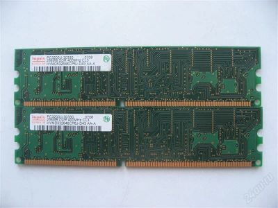 Лот: 2261912. Фото: 1. два модуля по 256м ddr400. Оперативная память