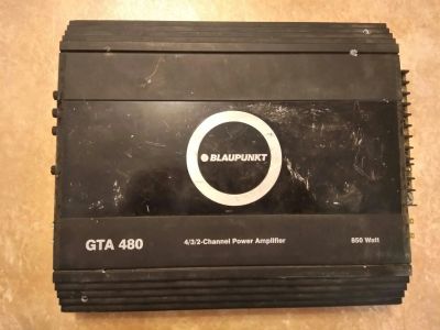 Лот: 11593317. Фото: 1. Blaupunkt GTA 480. Усилители