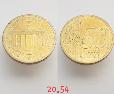 Лот: 15619462. Фото: 1. монета Германия 50 евроцентов... Европа