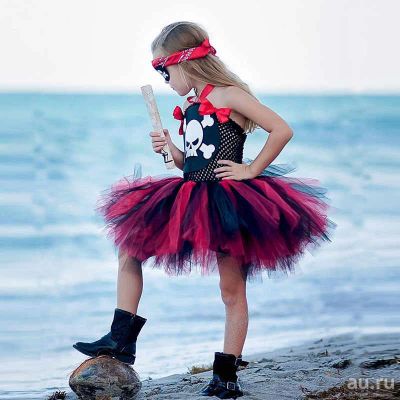 Лот: 12578883. Фото: 1. Карнавальный костюм пиратка-разбойница... Детские карнавальные, праздничные костюмы