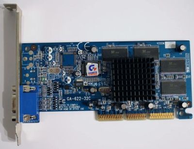 Лот: 166851. Фото: 1. AGP Gigabyte GA-622-32C TNT2 M64... Видеокарты