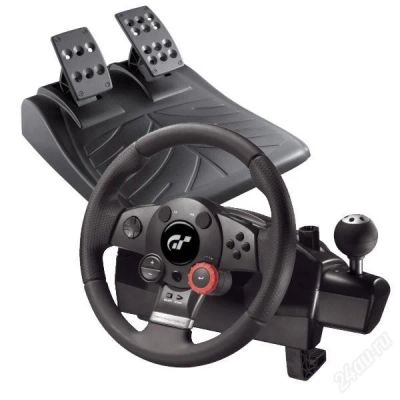 Лот: 751386. Фото: 1. Logitech Driving Force GT ( комплект... Рули, джойстики