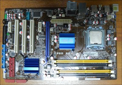 Лот: 5799769. Фото: 1. ASUS P5Q SE LGA 775 + Intel Core... Материнские платы