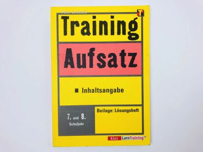 Лот: 23291777. Фото: 1. Training Aufsatz - Inhaltsangabe... Другое (учебники и методическая литература)