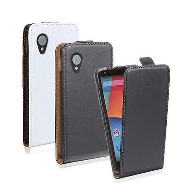 Лот: 5448300. Фото: 1. Чехол Nexus 5 кожа (черный). Чехлы, бамперы