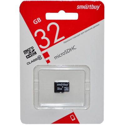 Лот: 18399242. Фото: 1. Карта памяти Smartbuy microSDHC... Карты памяти
