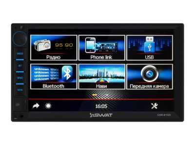 Лот: 15875849. Фото: 1. Мультимедиа Ресивер-USB SWAT CHR-6100... Автомагнитолы
