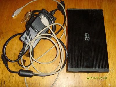 Лот: 625785. Фото: 1. usb BOX IDE 3,5" (рабочий) под... Жёсткие диски (HDD)