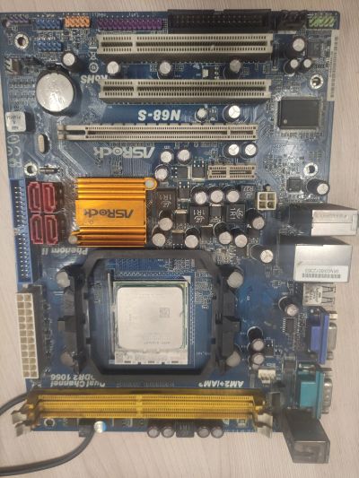 Лот: 18867018. Фото: 1. Комплект Материнская плата ASRock... Материнские платы