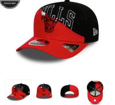 Лот: 16148745. Фото: 1. Кепка 9forty chicago bulls split... Головные уборы