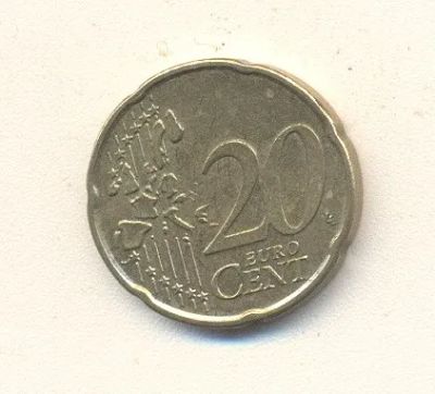 Лот: 20089951. Фото: 1. 20 евроцентов Бельгия. Европа