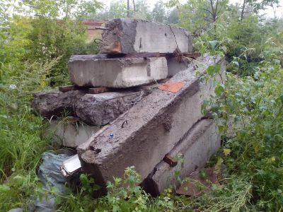 Лот: 3117185. Фото: 1. б/у бетонные блоки. Блоки, кирпич, брусчатка