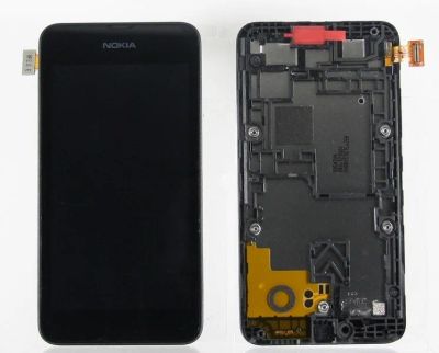 Лот: 25201735. Фото: 1. Дисплей Nokia Lumia 530 + тачскрин... Дисплеи, дисплейные модули, тачскрины