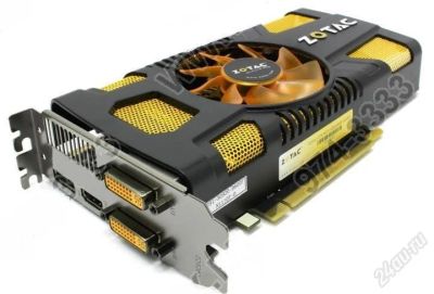 Лот: 1786576. Фото: 1. Zotac GTX 560 Ti 822mhz pci-e... Видеокарты